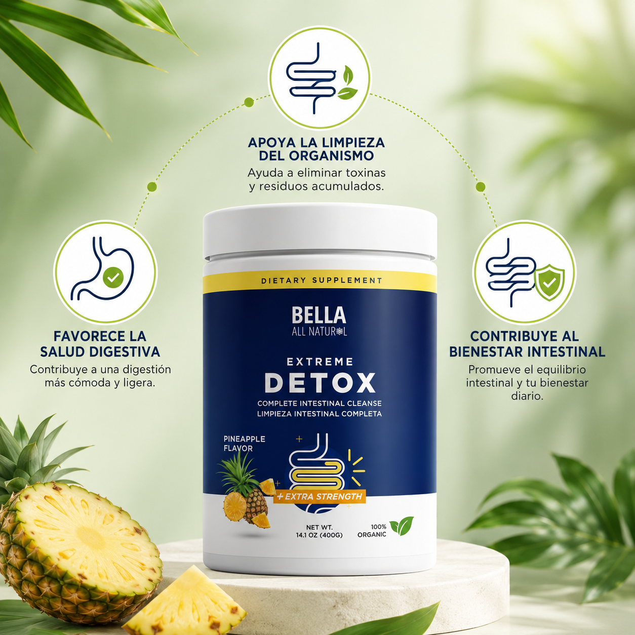 Extreme Detox: Limpieza intestinal profunda y bienestar digestivo.
